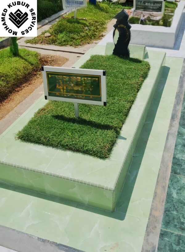 4-6 Inch Dapur Kubur with Light Green Ceramic and Granite Nesan